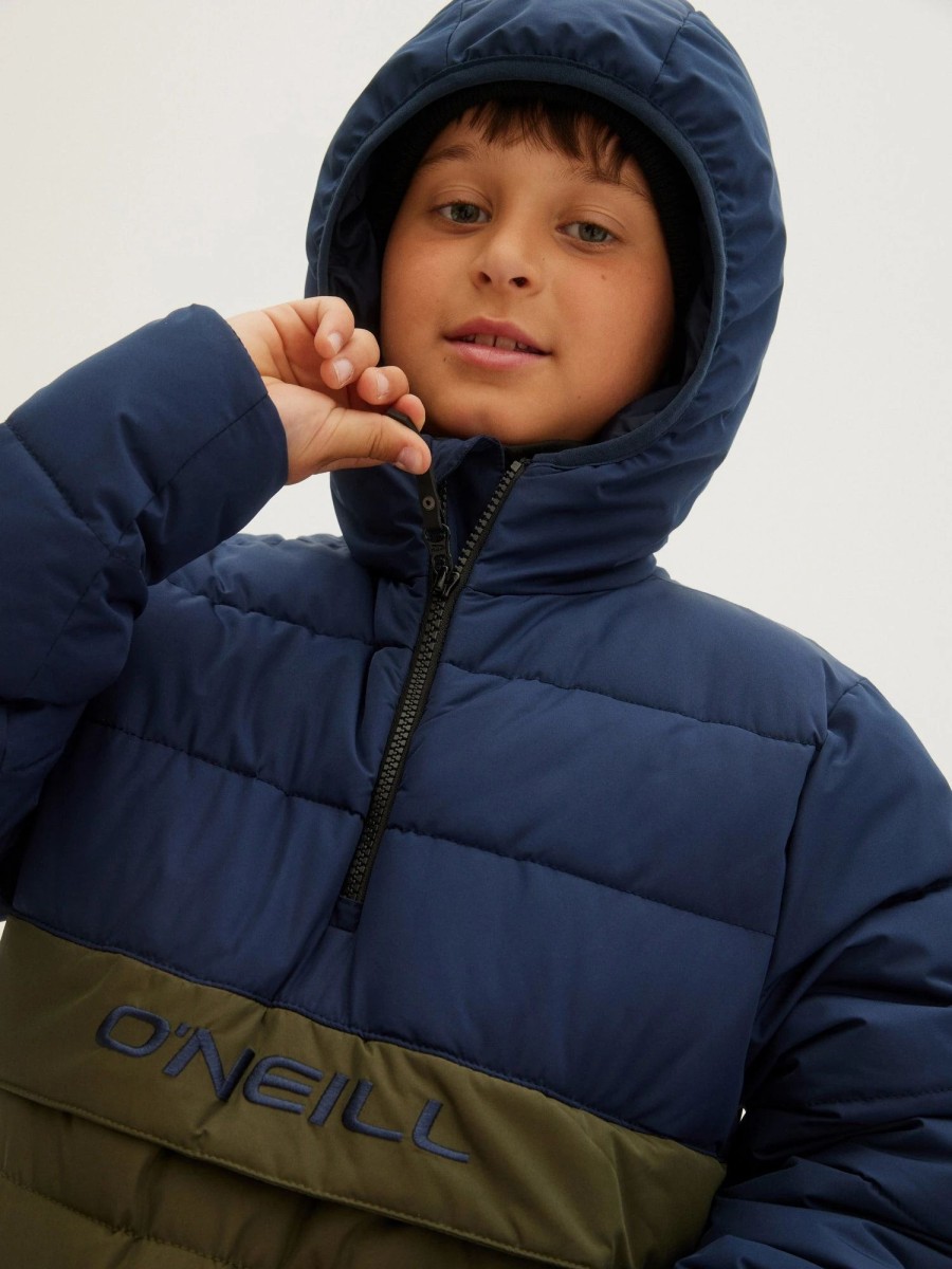 Boys * | O'Neill Boys O'Riginal Puff Anorak Ink Blue