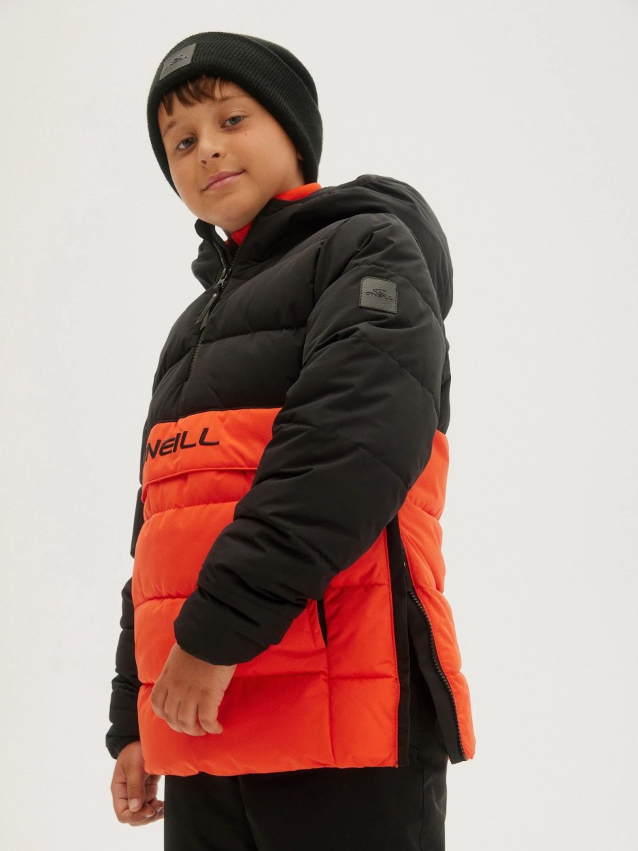 Boys * | O'Neill Boys O'Riginal Puff Anorak Black Out