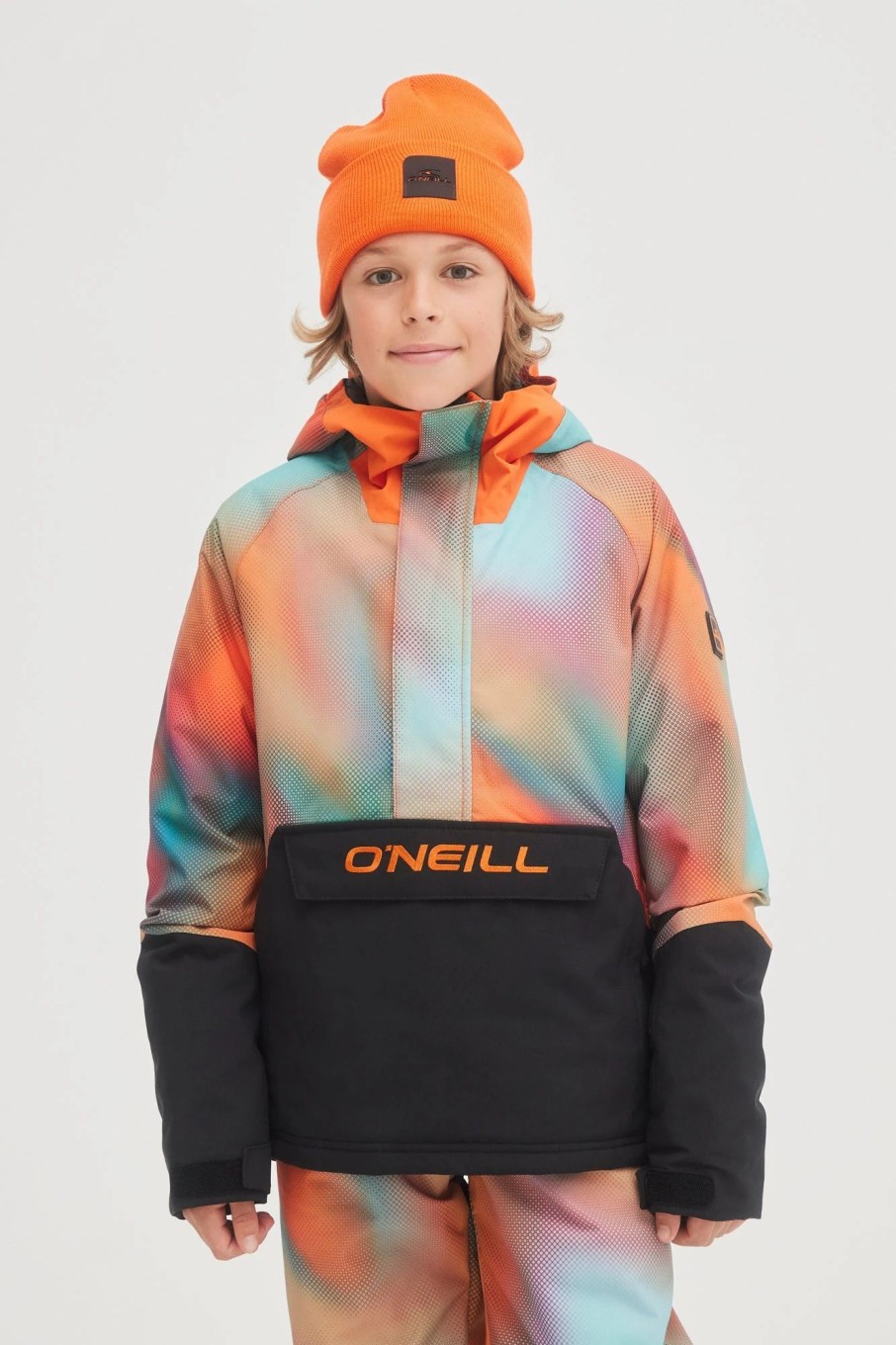 Boys * | O'Neill Anorak Jacket Dark Blue Fade Halftone