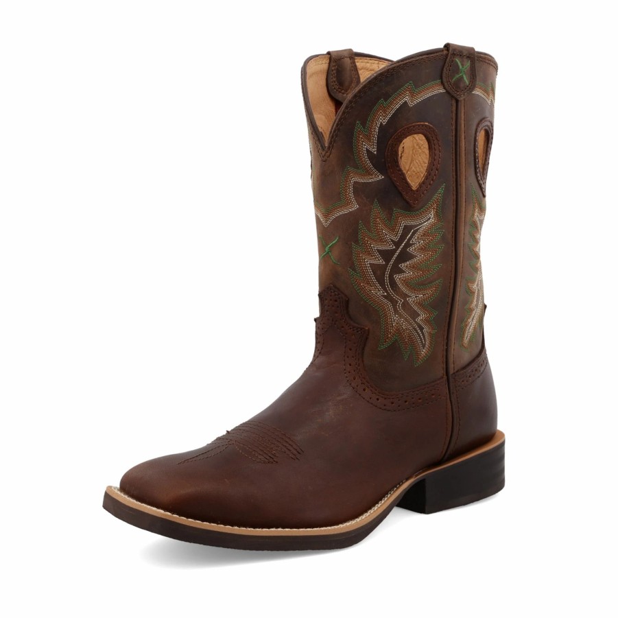 Boots & Shoes * | Twisted X Men'S Smoky Chocolate And Tobacco Boots