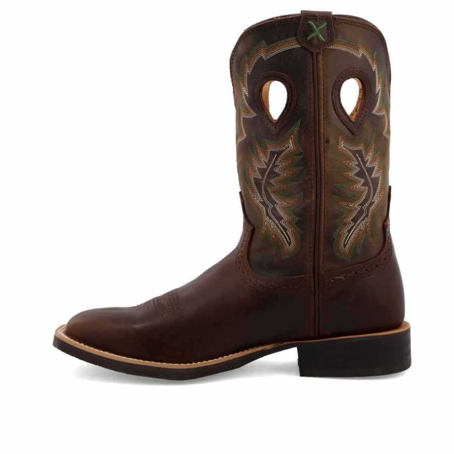 Boots & Shoes * | Twisted X Men'S Smoky Chocolate And Tobacco Boots