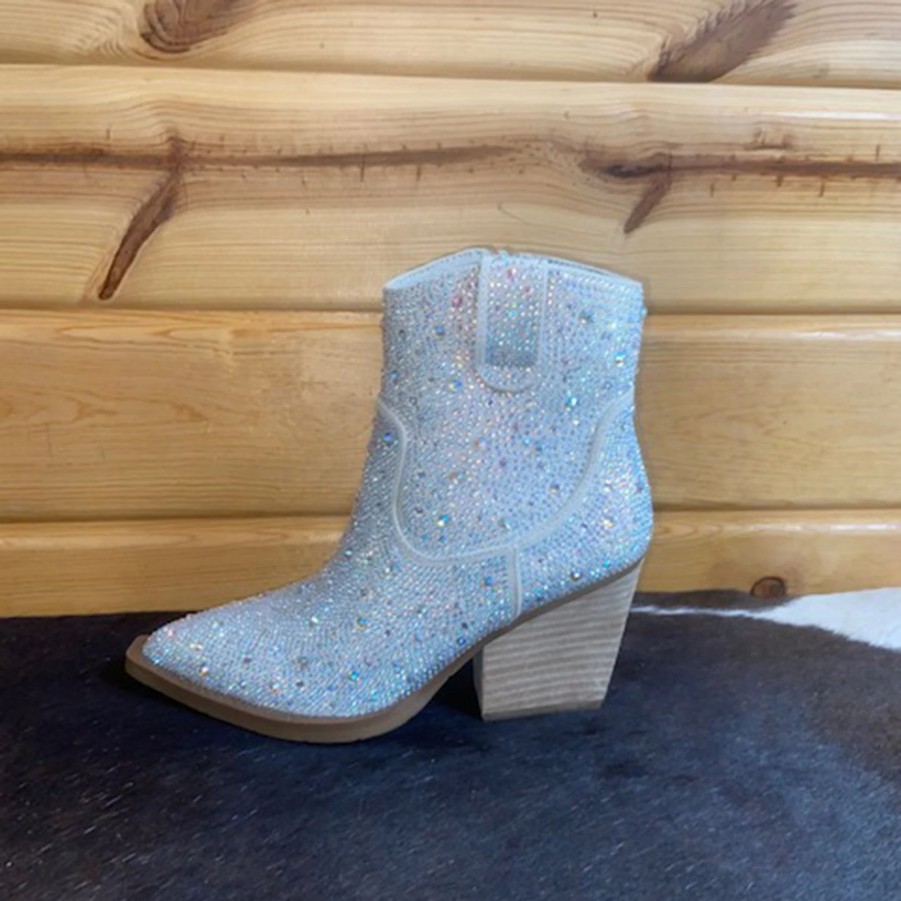 Boots & Shoes * | Very G Wolfpack Brands Kady Rhinestone Booties