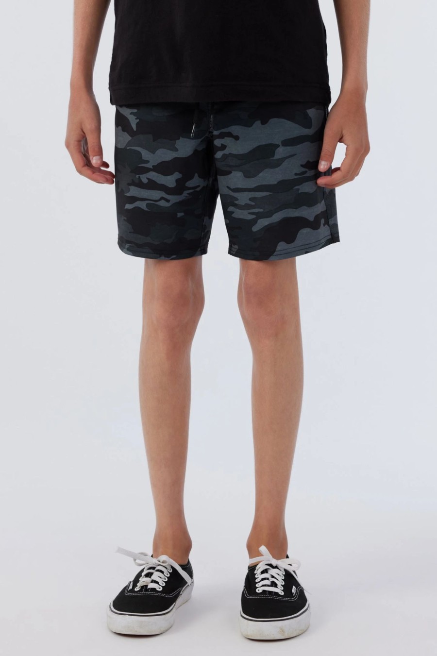 Boys * | O'Neill Reserve E-Waist 16" Hybrid Short Black Camo