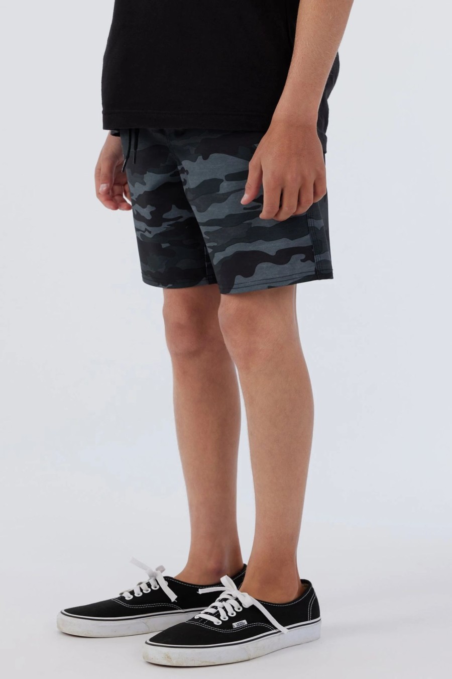 Boys * | O'Neill Reserve E-Waist 16" Hybrid Short Black Camo