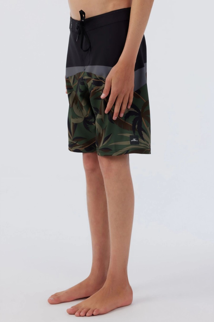 Boys * | O'Neill Hyperfreak Tech Block 17" Boardshort Army