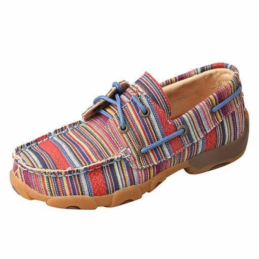 Boots & Shoes * | Twisted X Kid'S Serape Cloth Moc