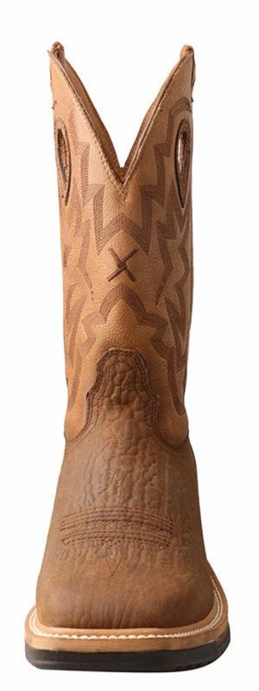 Boots & Shoes * | Twisted X Men'S Dark Brown And Tan Square Toe Boot