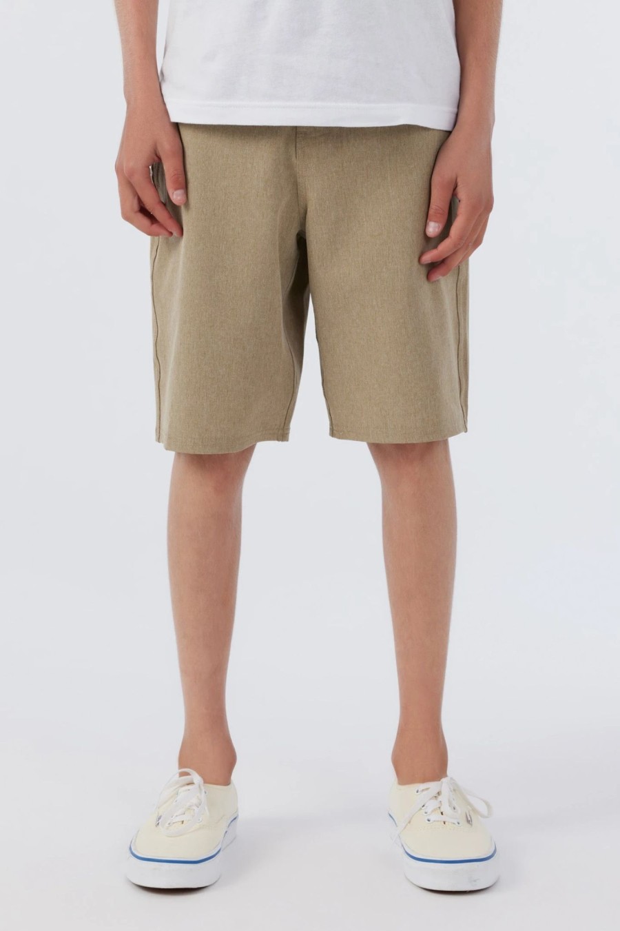 Boys * | O'Neill Reserve Heather 18" Hybrid Short Khaki