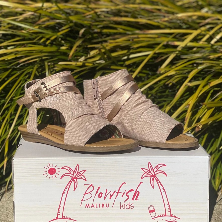 Boots & Shoes * | Blowfish Llc Blowfish Rancher Blush Youth Sandal