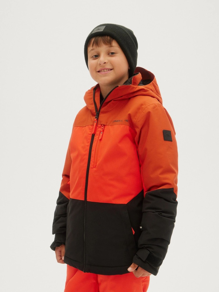 Boys * | O'Neill Boys Slate Jacket Rooibos Red