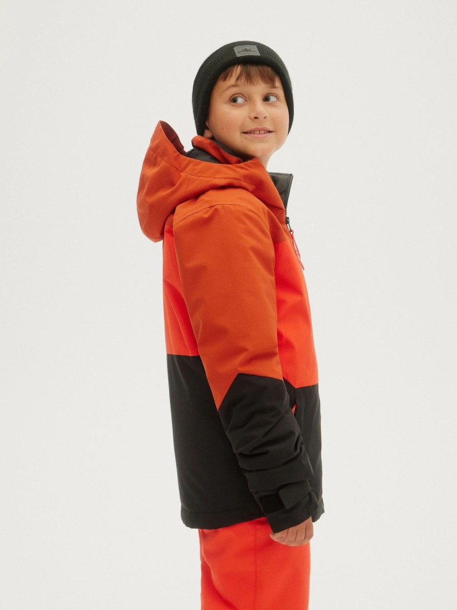 Boys * | O'Neill Boys Slate Jacket Rooibos Red