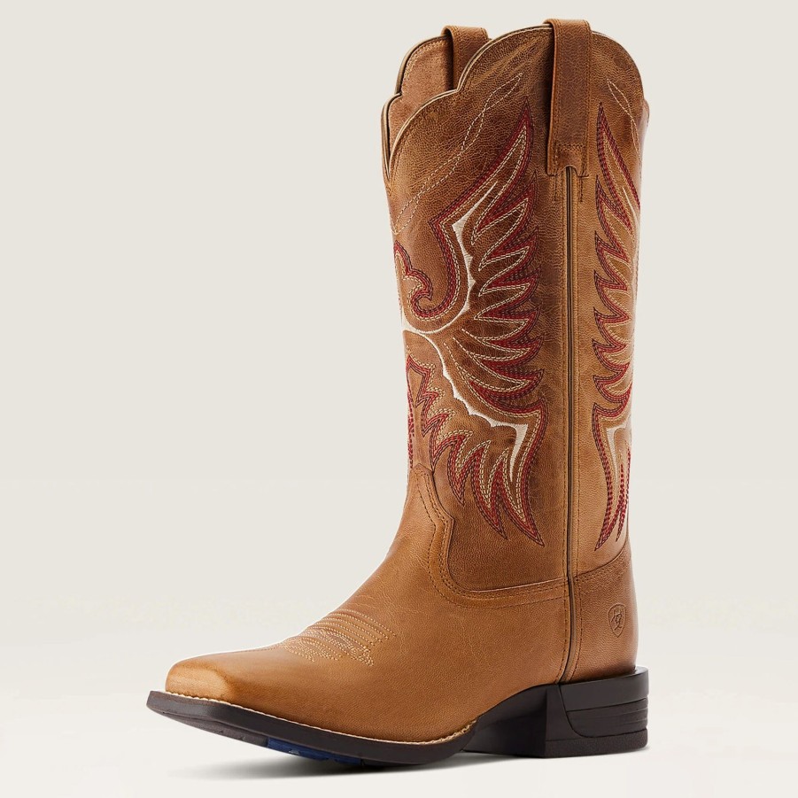 Boots & Shoes * | Ariat Women'S Rockdale Almond Buff Boots