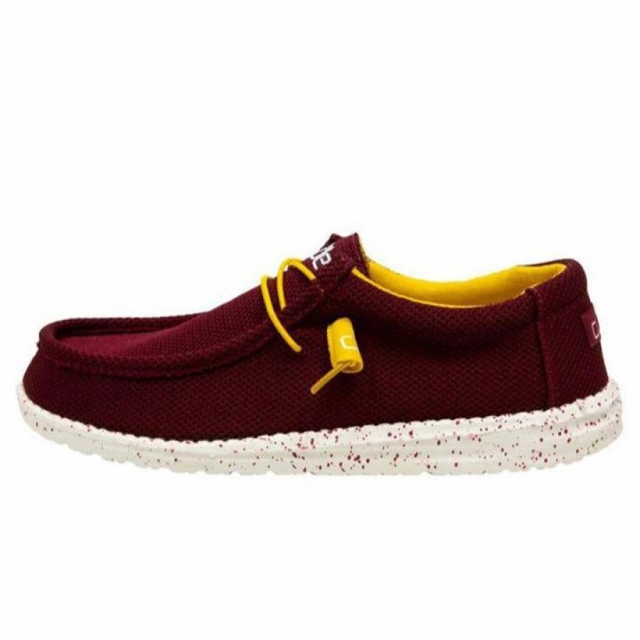 Boots & Shoes * | Heydude Hey Dude Wally Sox Maroon