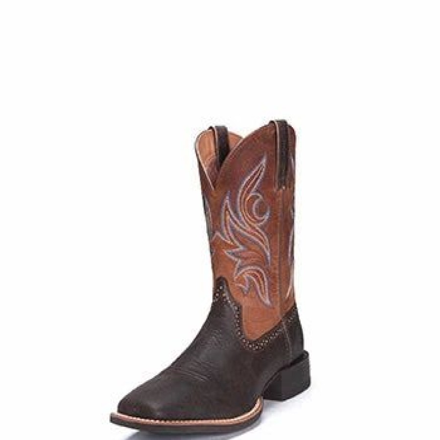 Boots & Shoes * | Ariat Men'S Brown Brooklyn Knockout Boots