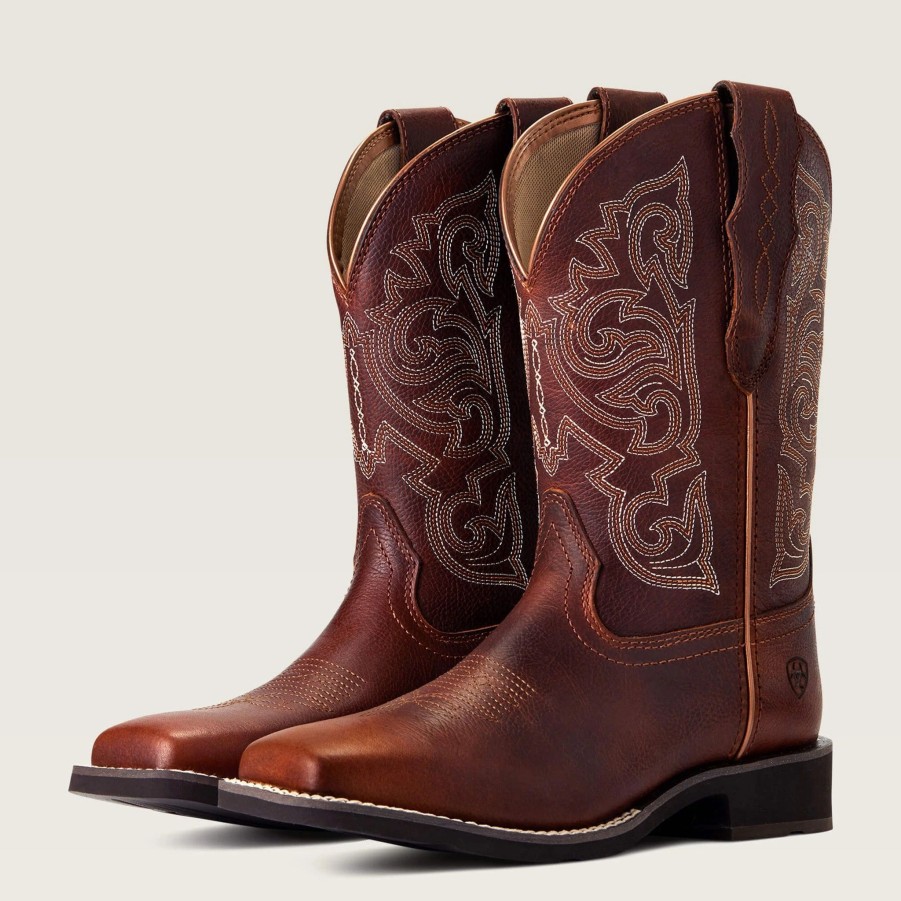 Boots & Shoes * | Ariat Women'S Delilah Square Toe Boots