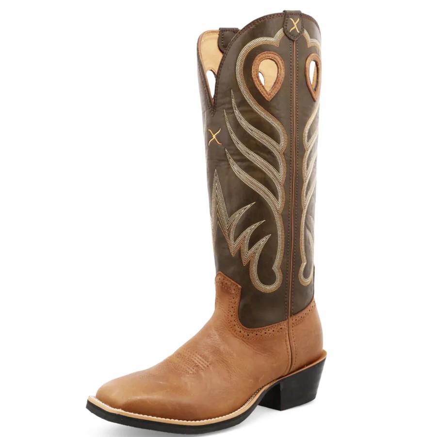 Boots & Shoes * | Twisted X Tan/Olive Buckaroo