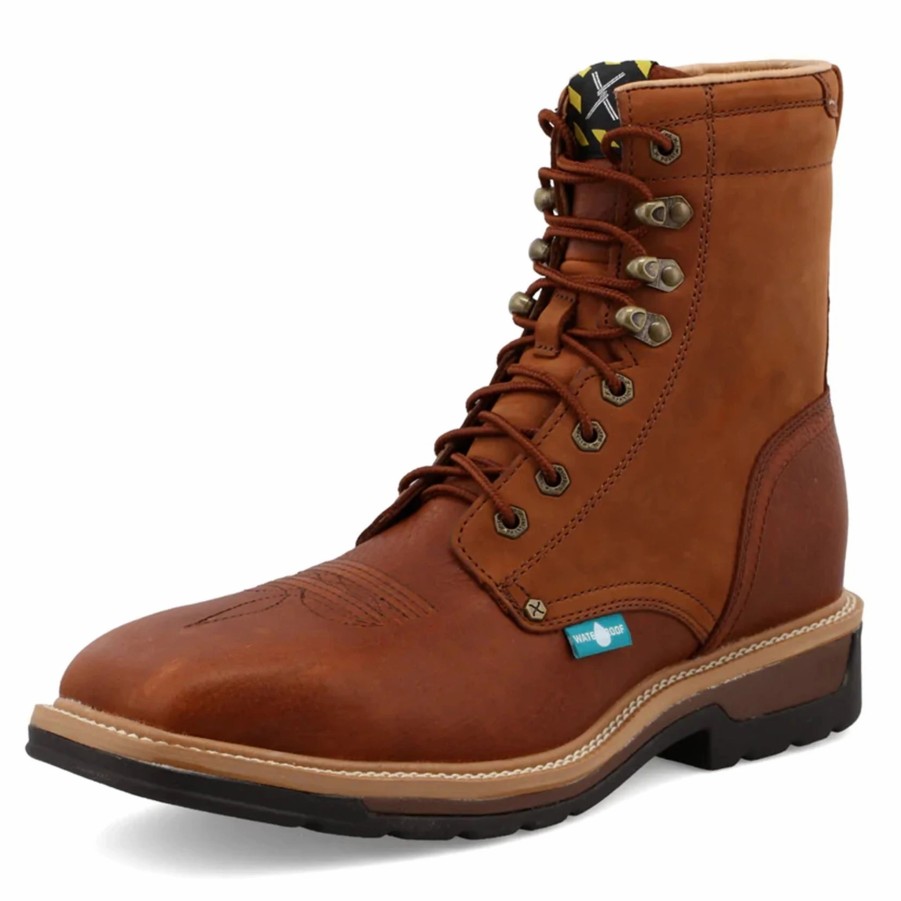 Boots & Shoes * | Twisted X Lite Lacer Steel Toe Work Boot