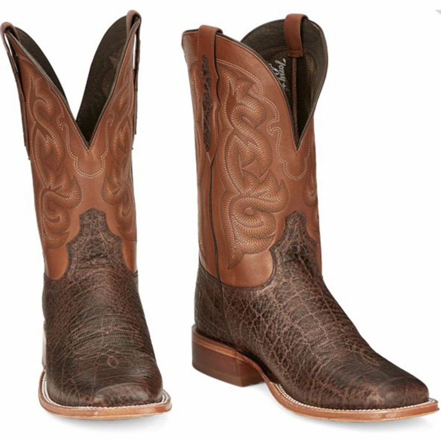 Boots & Shoes * | Tony Lama Company Tony Lama Men'S Rowel Brown Safari Boots