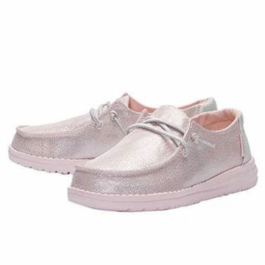 Boots & Shoes * | Heydude Hey Dude Toddler, Wendy Sparkling Pink