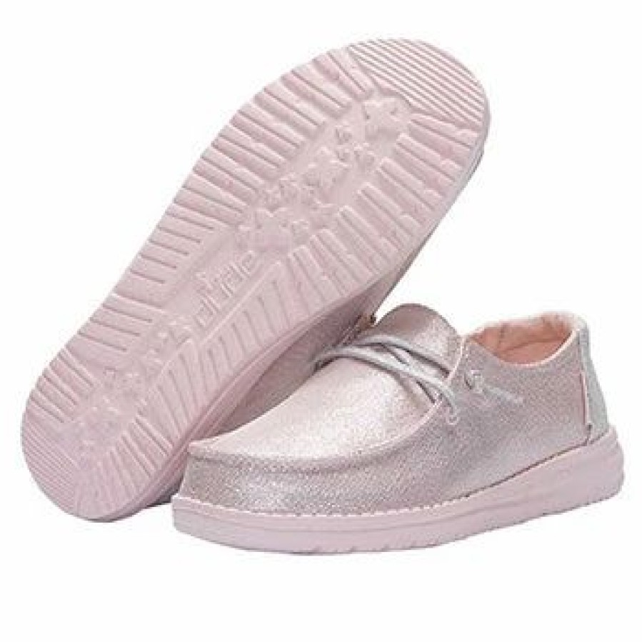 Boots & Shoes * | Heydude Hey Dude Toddler, Wendy Sparkling Pink