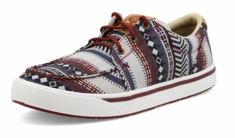 Boots & Shoes * | Twisted X Men'S Aztec Print Hooey Shoes