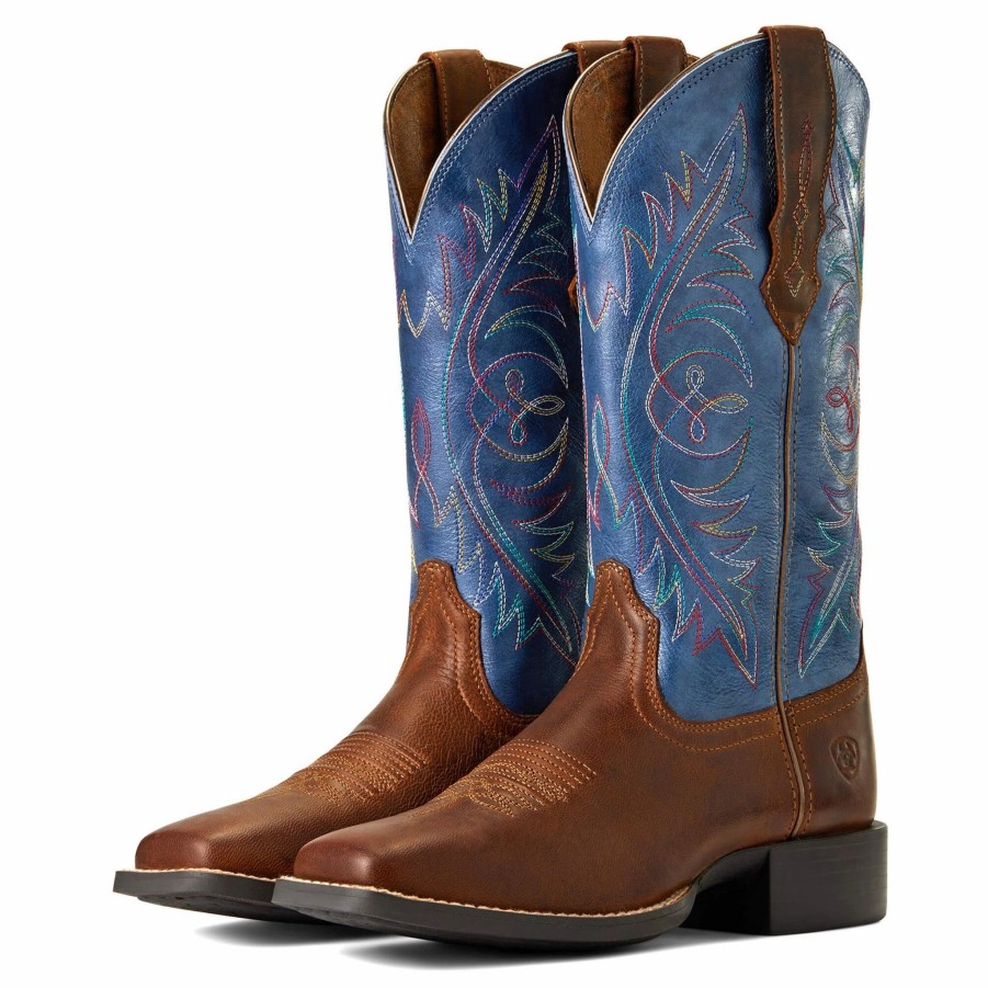 Boots & Shoes * | Ariat Women'S Round Up Western Boot