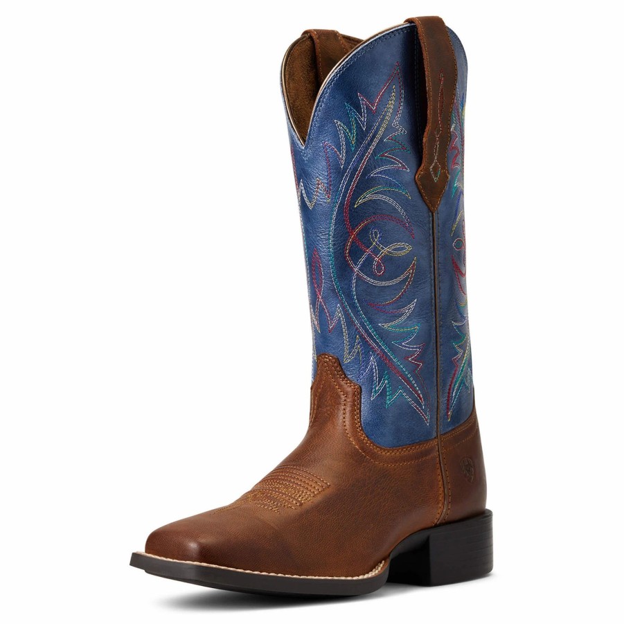 Boots & Shoes * | Ariat Women'S Round Up Western Boot