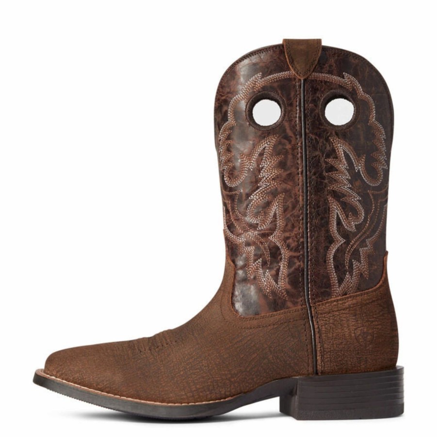 Boots & Shoes * | Ariat Men'S Sport Buck Out Boots