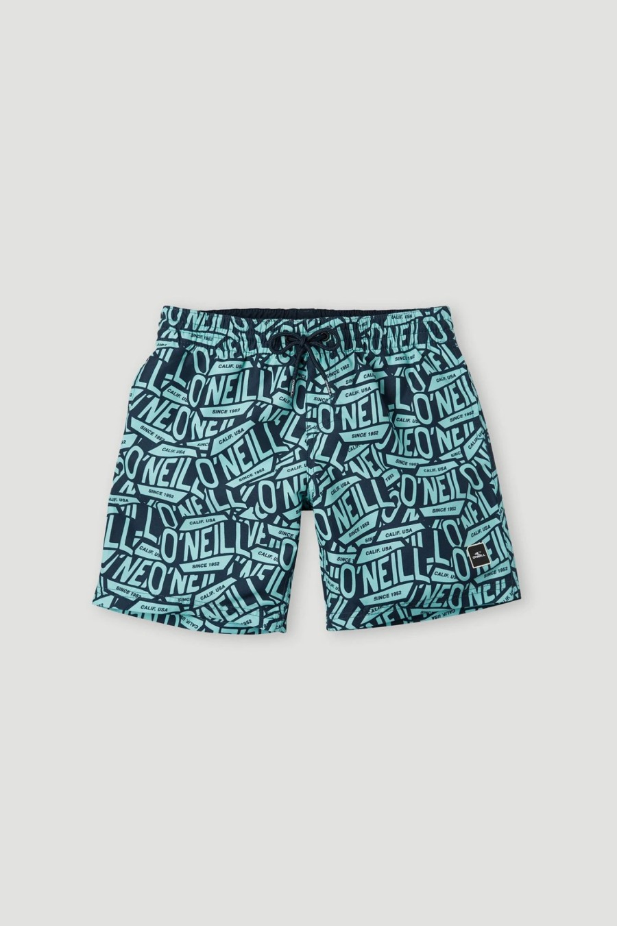 Boys * | O'Neill Boy'S Stickerprint Shorts Ink Blue