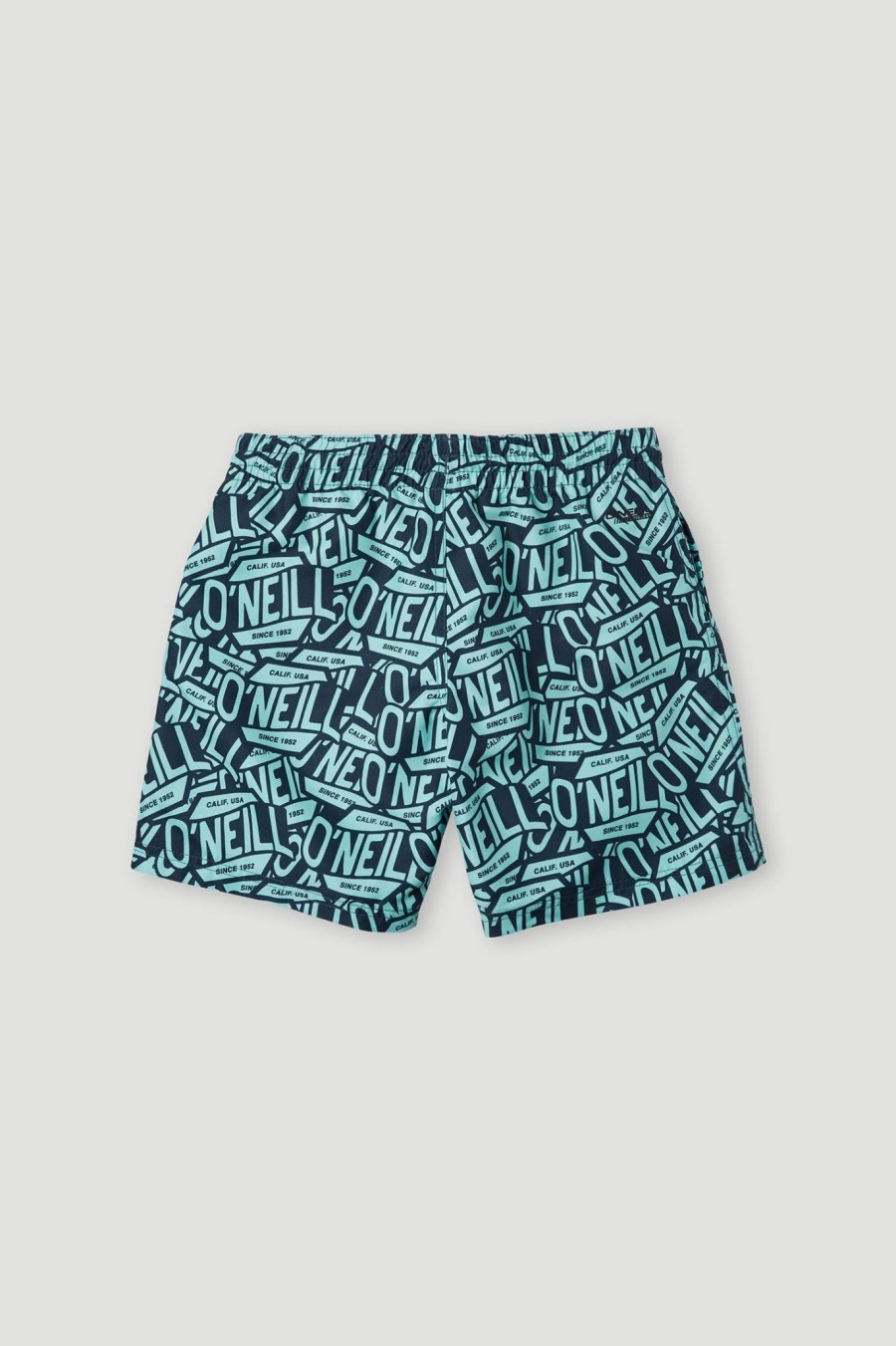 Boys * | O'Neill Boy'S Stickerprint Shorts Ink Blue