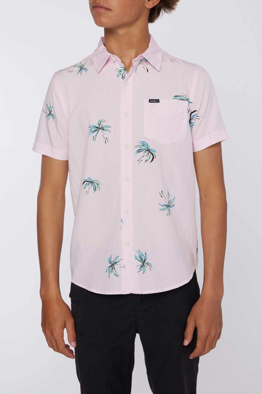 Boys * | O'Neill Boy'S Tropo Palms Shirt Haze