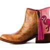 Boots & Shoes * | Anderson Bean Brown Flamingo Booties