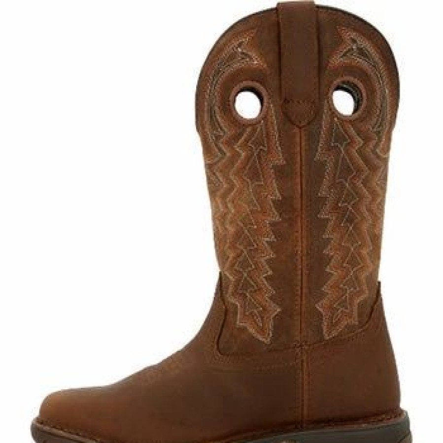 Boots & Shoes * | Rocky Shoes And Boots Rocky Brown Legacy Steel Toe Boots