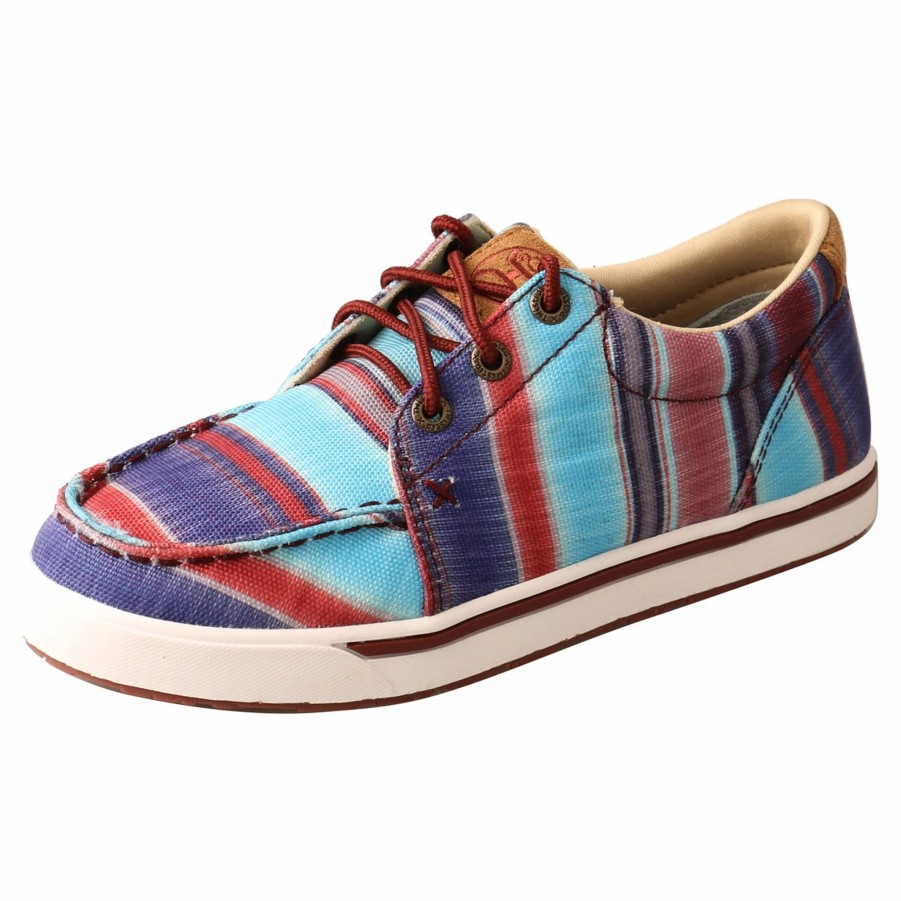 Boots & Shoes * | Twisted X Youth Blue Multi Serape Loper