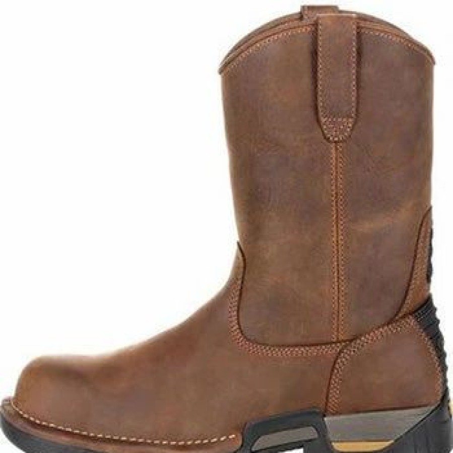 Boots & Shoes * | Georgia Boots Georgia Boot Men'S Eagle One Waterproof Pull-On Work Boot