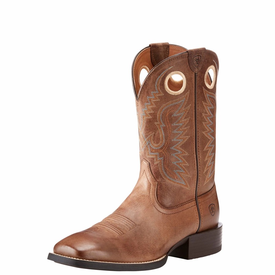 Boots & Shoes * | Ariat Men'S Brown Sport Ranger Square Toe