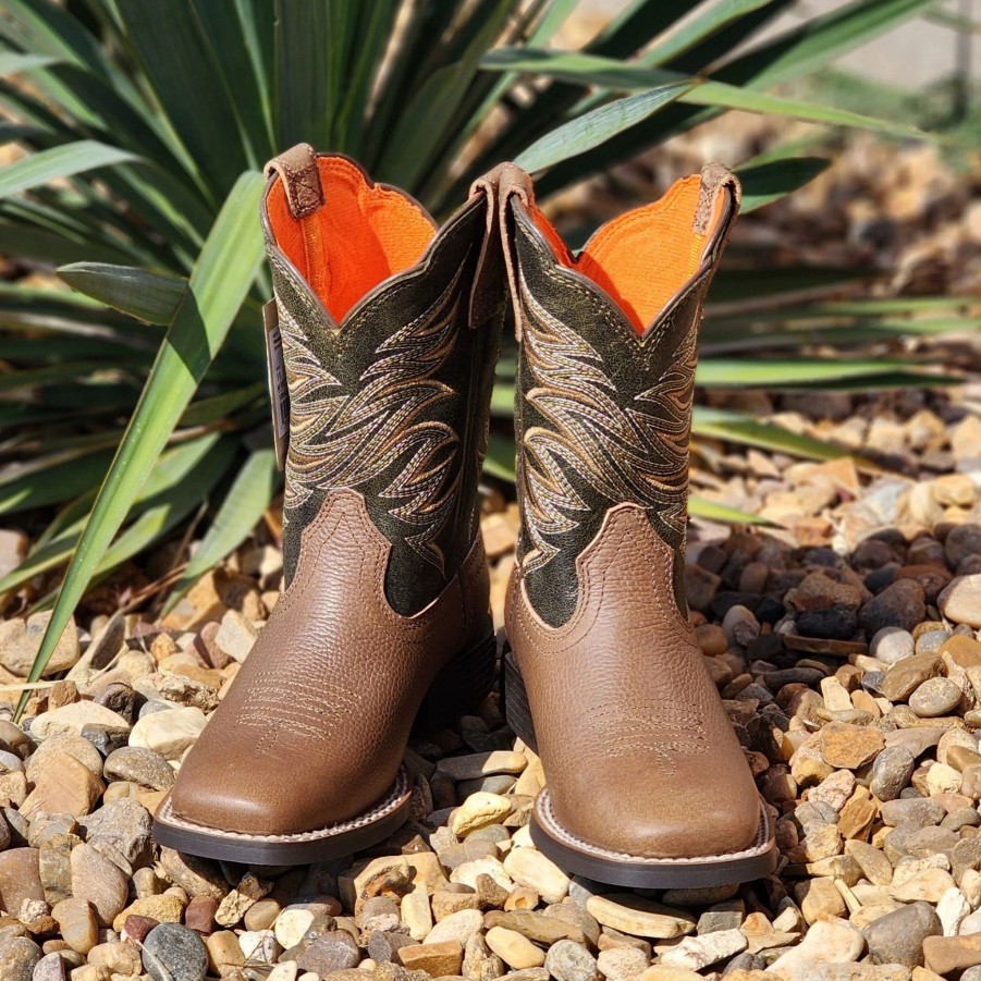 Boots & Shoes * | Ariat Youth Fire Catcher Boots