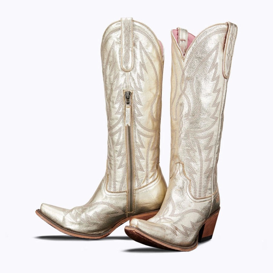 Boots & Shoes * | Lane Boots Junk Gypsy Gold Metallic Nighthawk Boots