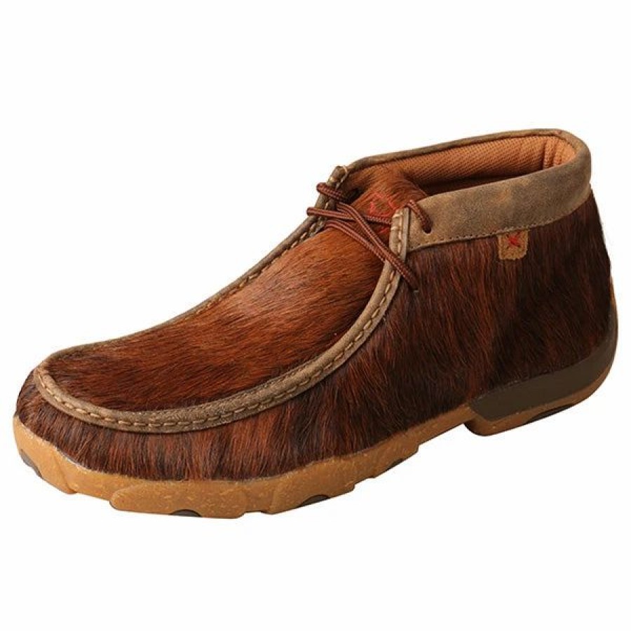 Boots & Shoes * | Twisted X Men'S Brindle Cowhide Moc