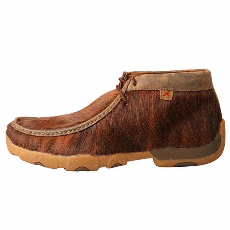 Boots & Shoes * | Twisted X Men'S Brindle Cowhide Moc